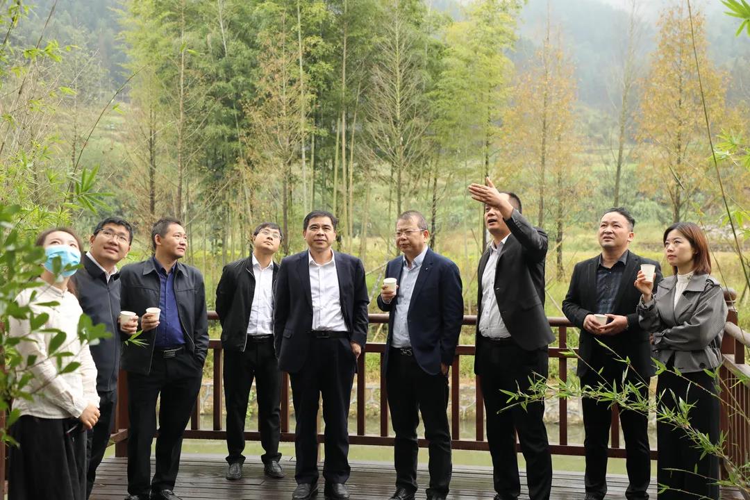 中国电建集团江西省电力建设有限公司董事长邹胜萍一行莅临武功山考察