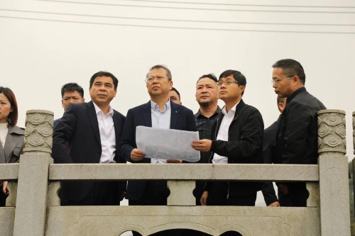 中国电建集团江西省电力建设有限公司董事长邹胜萍一行莅临武功山考察